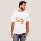 T-shirt "Salutations de Berlin 1985" Style Rétro (Devant entier)