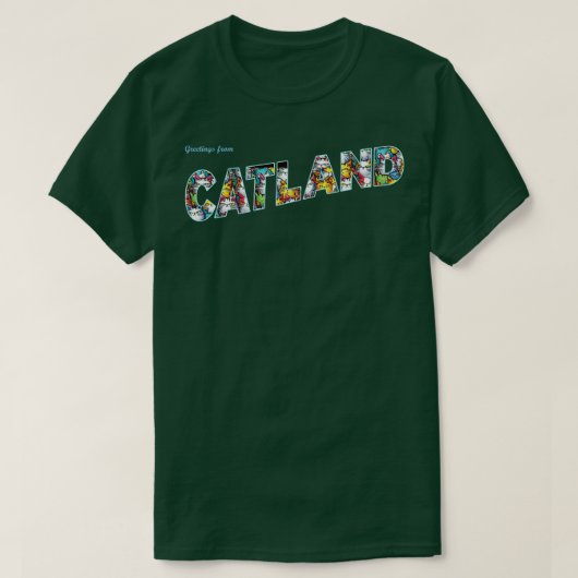 T-shirt Salutations de Catland (Design devant)