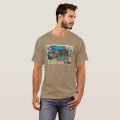 T-shirt Salutations de Georgia Retro Souvenir (Devant entier)