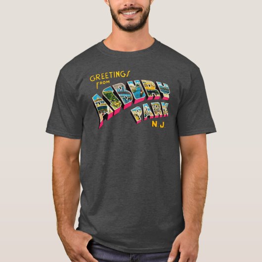 T-shirt Salutations de la fille d'Asbury Park (Devant)