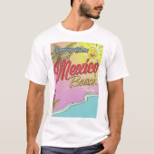 T-shirt Salutations De Mexico Beach Florida (Devant)
