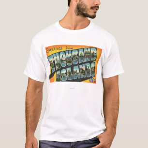 T-shirt Salutations de mille îles, New York