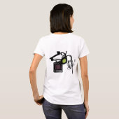 T-shirt Salutations de Philydion : Abstrait noir & blanc (Dos entier)