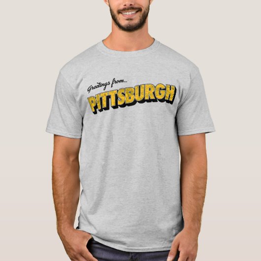 T-shirt Salutations de Pittsburgh (Devant)