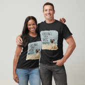 T-shirt Salutations de Pug Paradise (Unisexe)