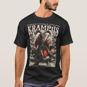 T-shirt Salutations de Ss Vom Krampus Horreur Festive Chri