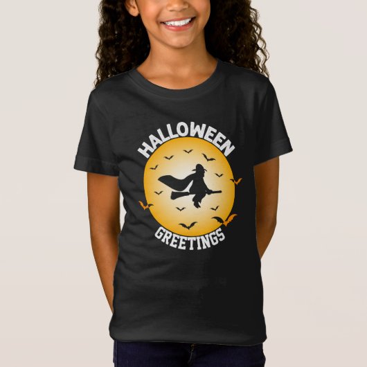 T-Shirt Salutations d'Halloween (Devant)