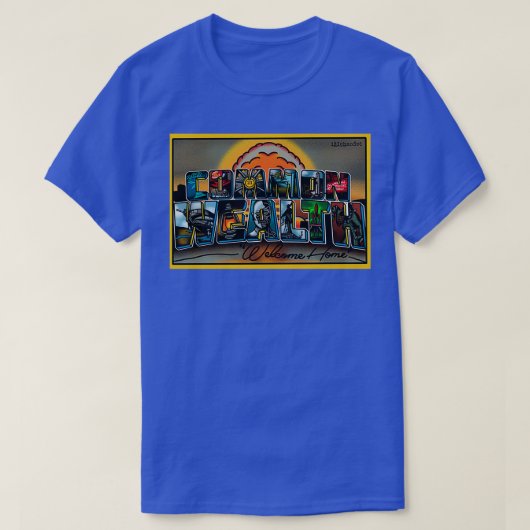 T-shirt Salutations Du Commonwealth (Design devant)