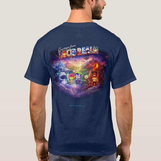 T-shirt Salutations du Royaume Lucide (Dos)