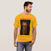 T-shirt Salutations Halloween. Zombie (Devant entier)