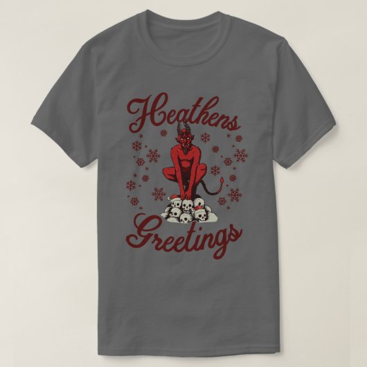 T-shirt Salutations Heathens (Design devant)