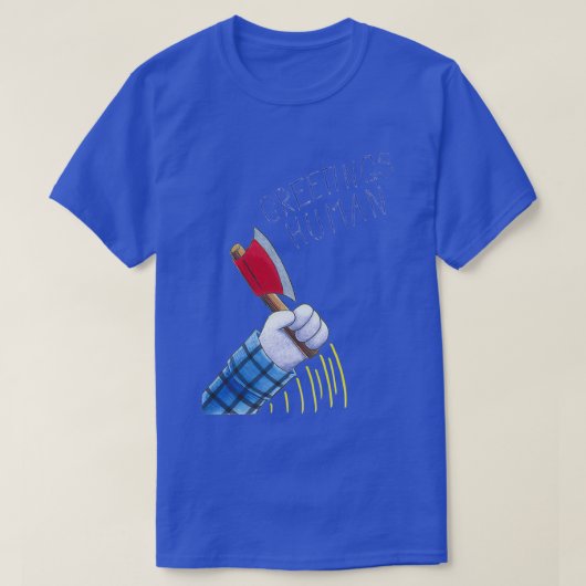 T-shirt salutations humaines (Design devant)
