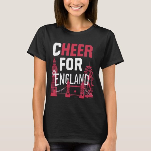 T-shirt Salutations pour Angleterre 2024 Supporter Englan  (Devant)