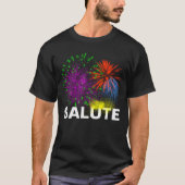 T-shirt Salute Fireworks personnalisable (Devant)