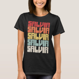 T-shirt Salvia Divinorum Vintage Retro Salvia Psychedéliqu