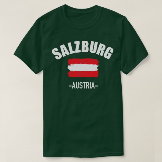 T-shirt Salzbourg Autriche (Design devant)