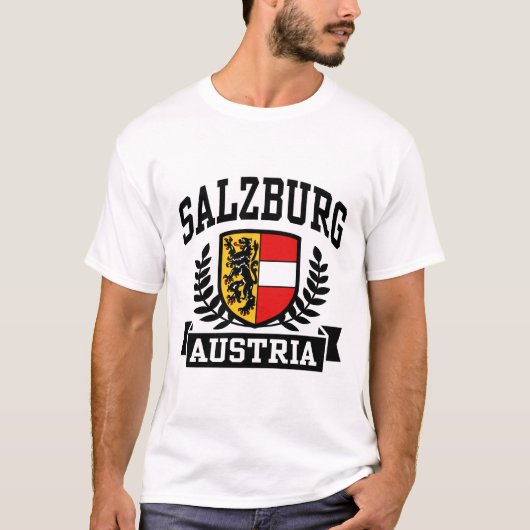 T-shirt Salzbourg Autriche (Devant)