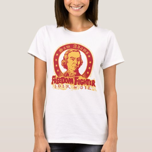 T-shirt Sam Adams Freedom Fighter (Devant)