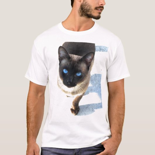T-shirt Sam, le chat siamois (Devant)