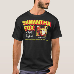 T-SHIRT SAMANTHA FOX POKER