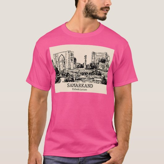 T-shirt Samarkand - Ouzbékistan (Devant)