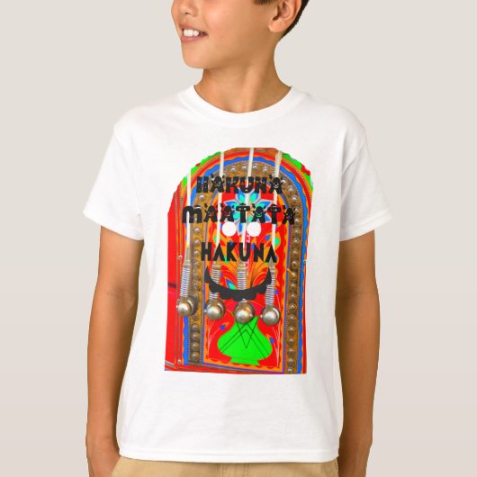 T-shirt Samba couleurs du carnaval Hakuna Matata blings.pn (Devant)