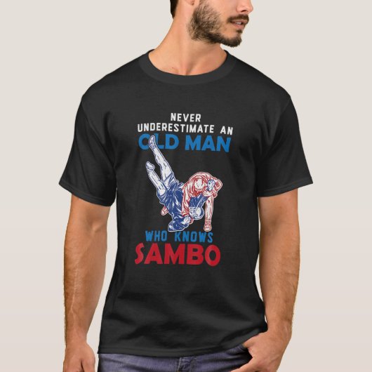 T-shirt Sambo Lutte Martial Arts Russie Martial (Devant)