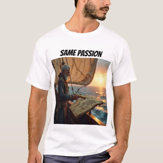 T-SHIRT "SAME PASSION SAME PREFERENCE" (Devant)