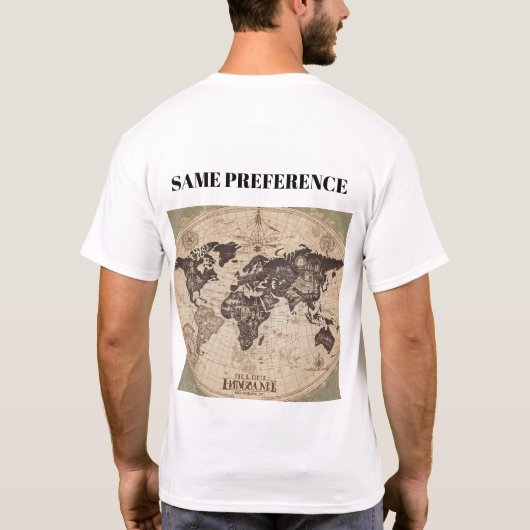 T-SHIRT "SAME PASSION SAME PREFERENCE" (Dos)