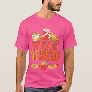 T-shirt SAMEDI VENDREDI FATURDAY Restauration rapide Franç