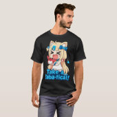 T-shirt Sameko Saba Vtuber "Prenez des vacances de Saba !" (Devant entier)