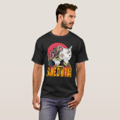 T-shirt Sameowrai - Chat Samurai (Devant entier)