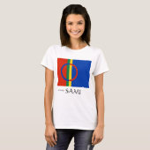 T-shirt Sami design Fièrement Sami (Devant entier)