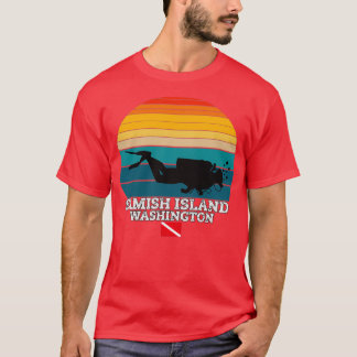 T-shirt Samish Island US Island Plongée sous-marine