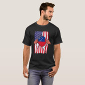 T-shirt Samoa Drapeau Sang intérieur de moi Accueil Fierté (Devant entier)