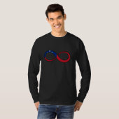 T-shirt Samoa Infinity Samoan Drapeau Samoan Pride Samoan (Devant entier)