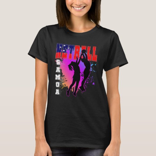 T-shirt Samoa Netball (Devant)