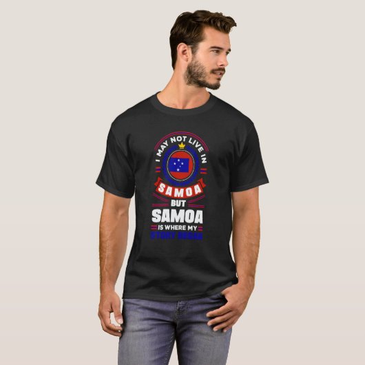 T-shirt Samoa Samoan Samoa Flag Quote (Devant entier)