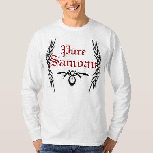T-shirt Samoan pur (Devant)