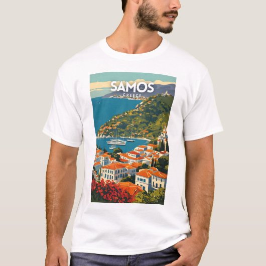 T-shirt Samos Grèce (Devant)