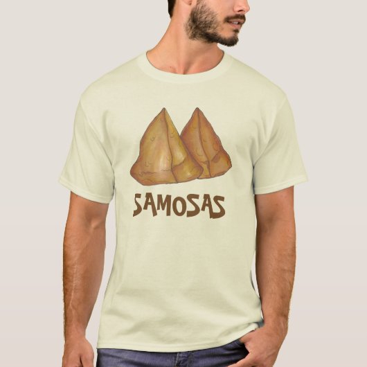 T-shirt Samosas Inde Indien Nourriture Samosa Foodie Tee (Devant)