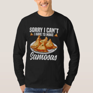 T-shirt Samosas Maker Samosa Foodie de nourriture indienne