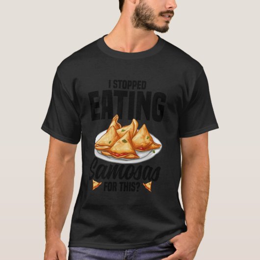 T-shirt Samosas Nourriture Indienne Passionnée Samosa Fabr (Devant)