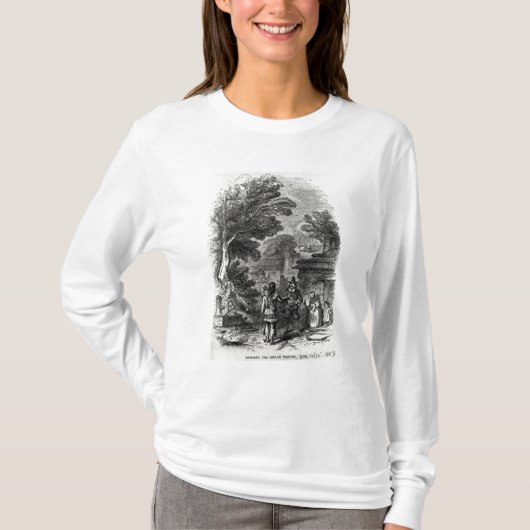 T-shirt Samoset, le visiteur indien (Devant)