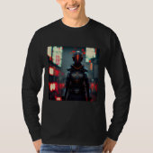 T-shirt samouraï cyberpunk (Devant)