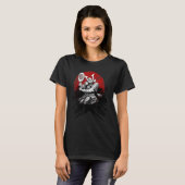 T-shirt Samouraï de paddle-tennis (Devant entier)