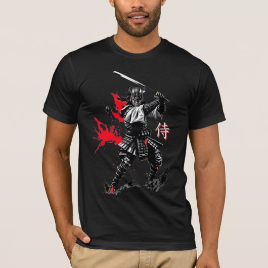 T-shirt Samouraï d'encre (Devant)