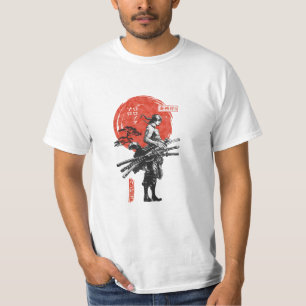 T-shirt Samouraï du Soleil Rouge