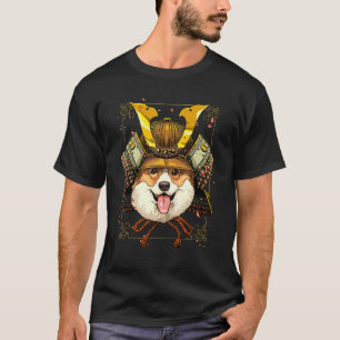 T-shirt Samouraï Pembroke Welsh Corgi Chien Guerrier Japon