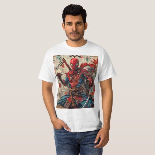 T-shirt samouraï spidey (Devant entier)